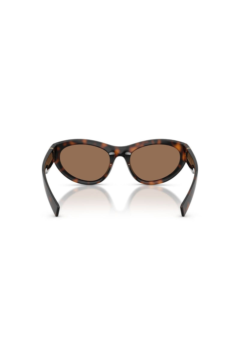 Havana Cat Eye Frame/ Brown Lens - Brown