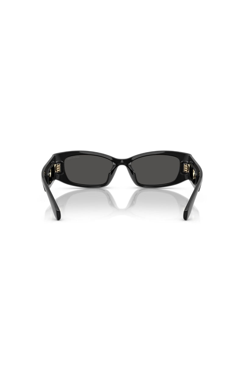 Rectangle Frame/ Grey Lens - Black