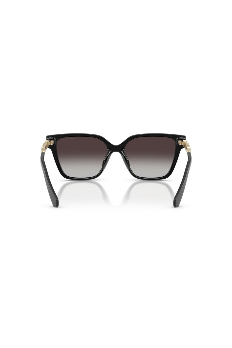 Square Frame/ Grey Lens - Black