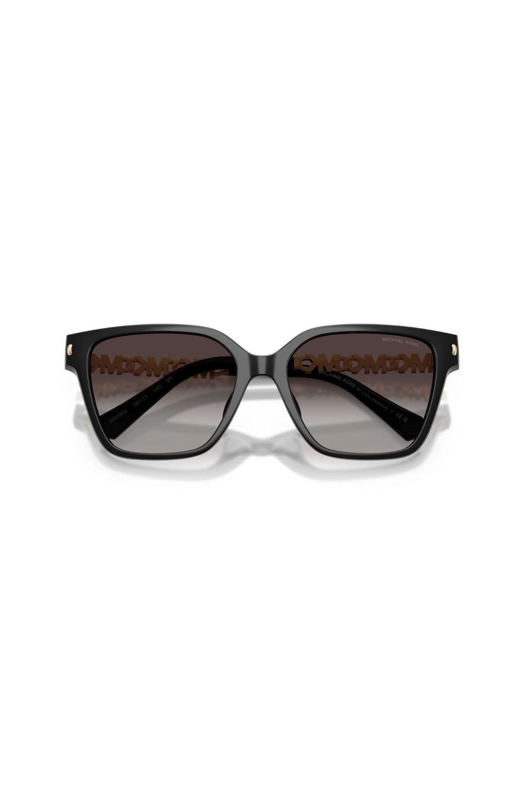 Square Frame/ Grey Lens - Black