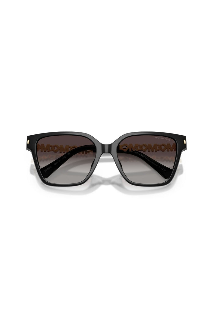 Square Frame/ Grey Lens - Black
