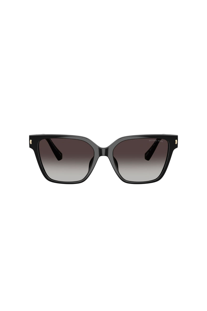 Square Frame/ Grey Lens - Black