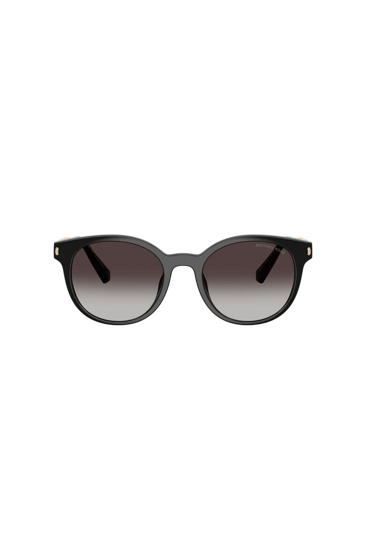 Round Frame/ Grey Lens - Black