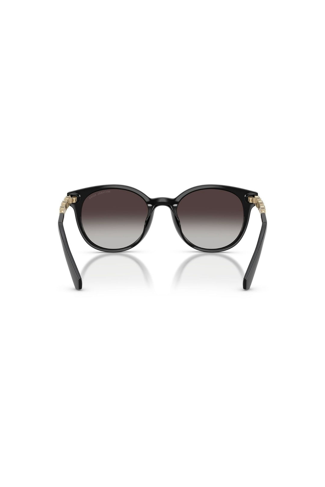 Round Frame/ Grey Lens - Black