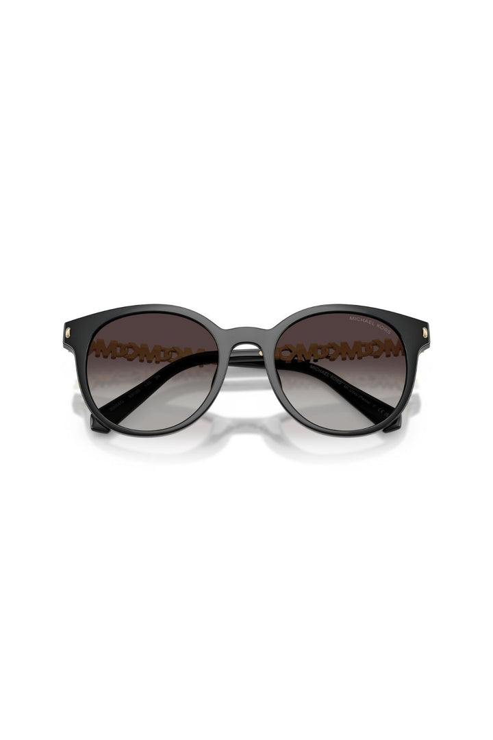 Round Frame/ Grey Lens - Black