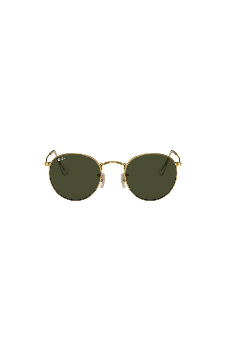 Round Frame/ Green Lens - Gold