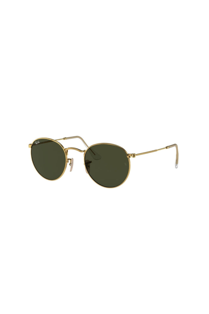 Round Frame/ Green Lens - Gold