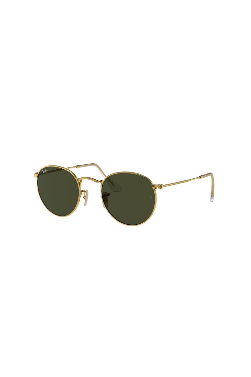 Round Frame/ Green Lens - Gold