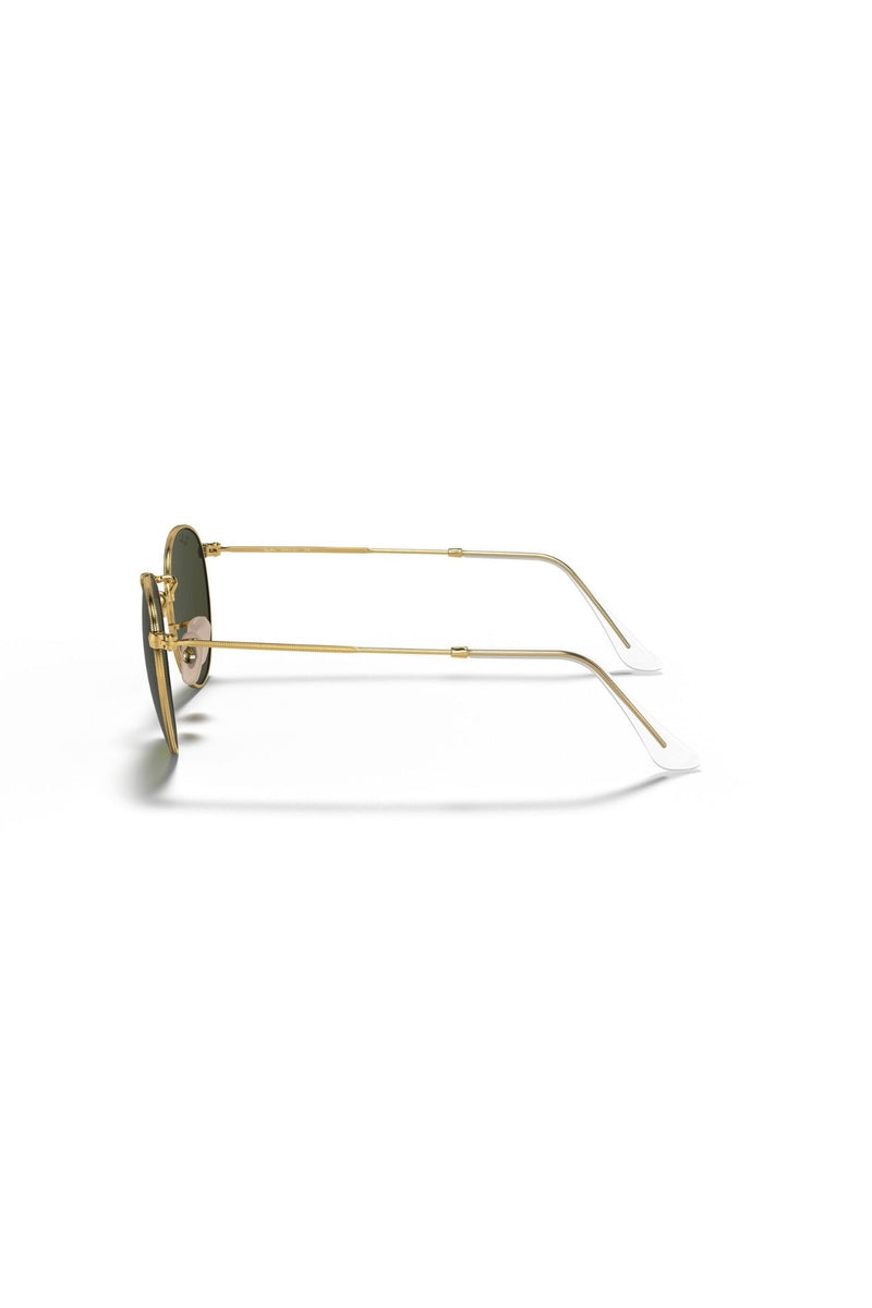 Round Frame/ Green Lens - Gold