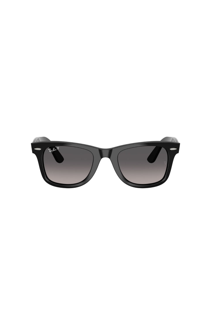 Square Frame/ Grey Lens - Black