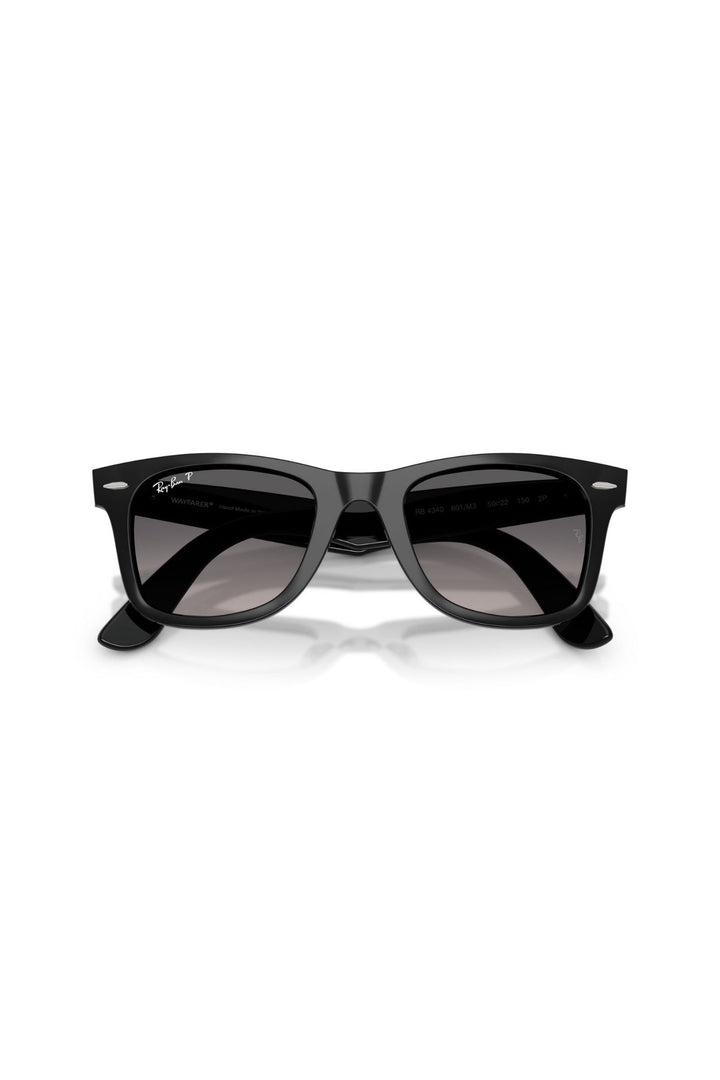 Square Frame/ Grey Lens - Black