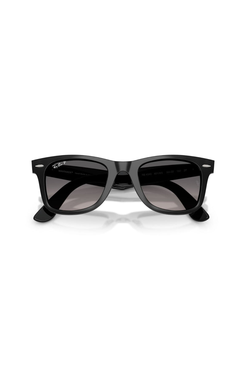 Square Frame/ Grey Lens - Black