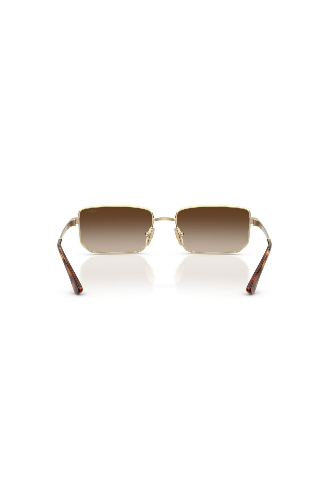 Irregular Frame/ Brown Lens - Gold