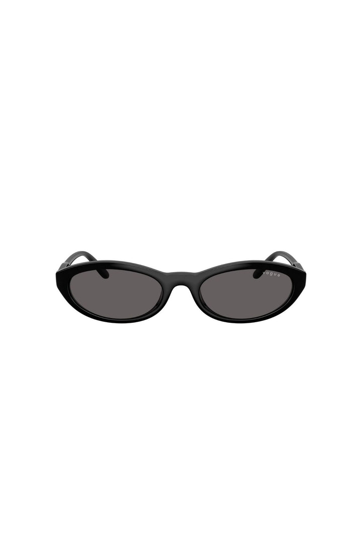 Oval Frame/ Grey Lens - Black
