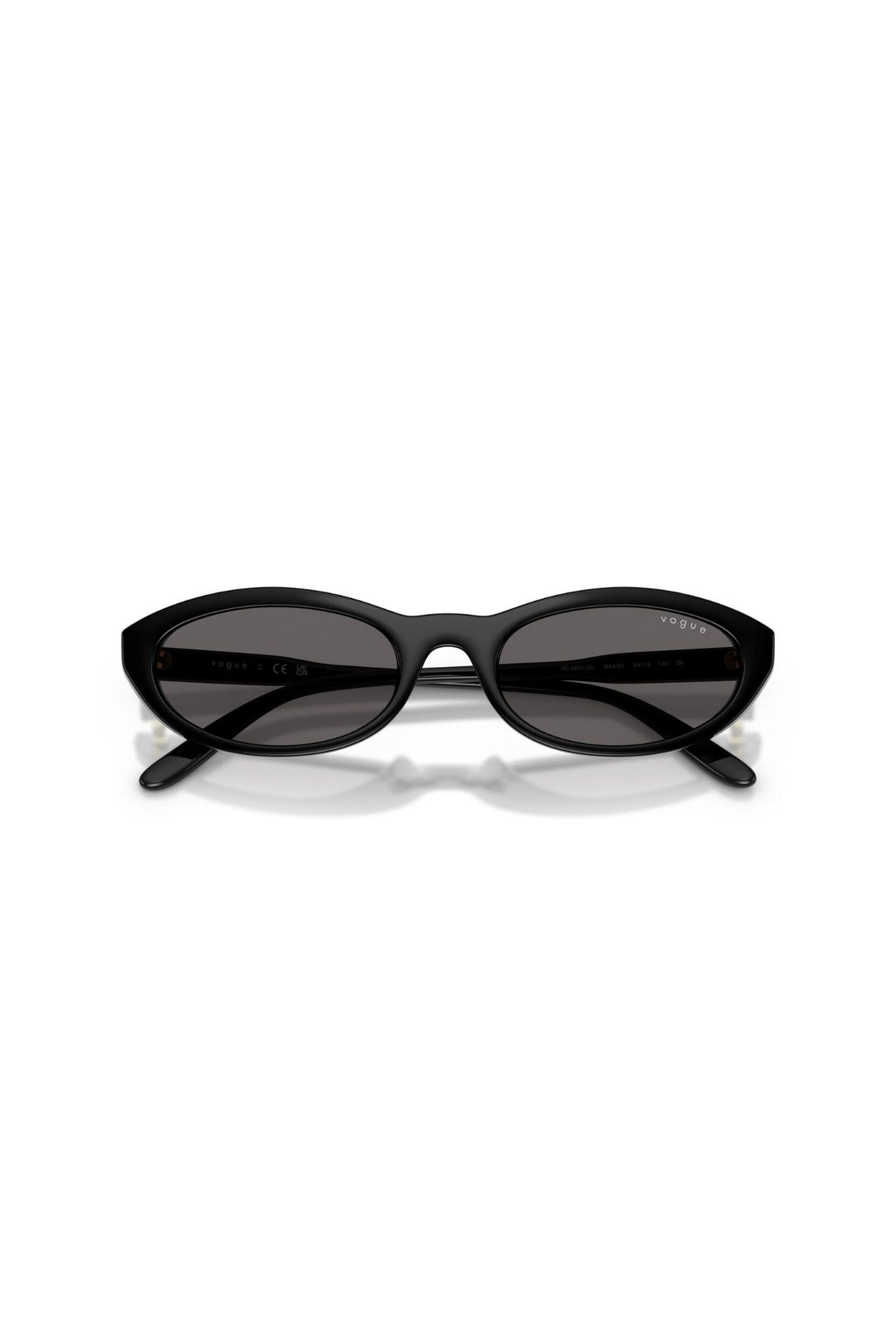 Oval Frame/ Grey Lens - Black