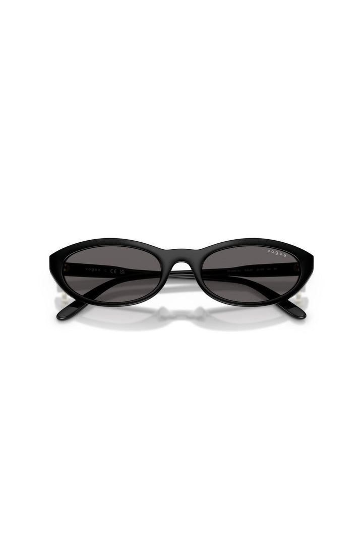 Oval Frame/ Grey Lens - Black