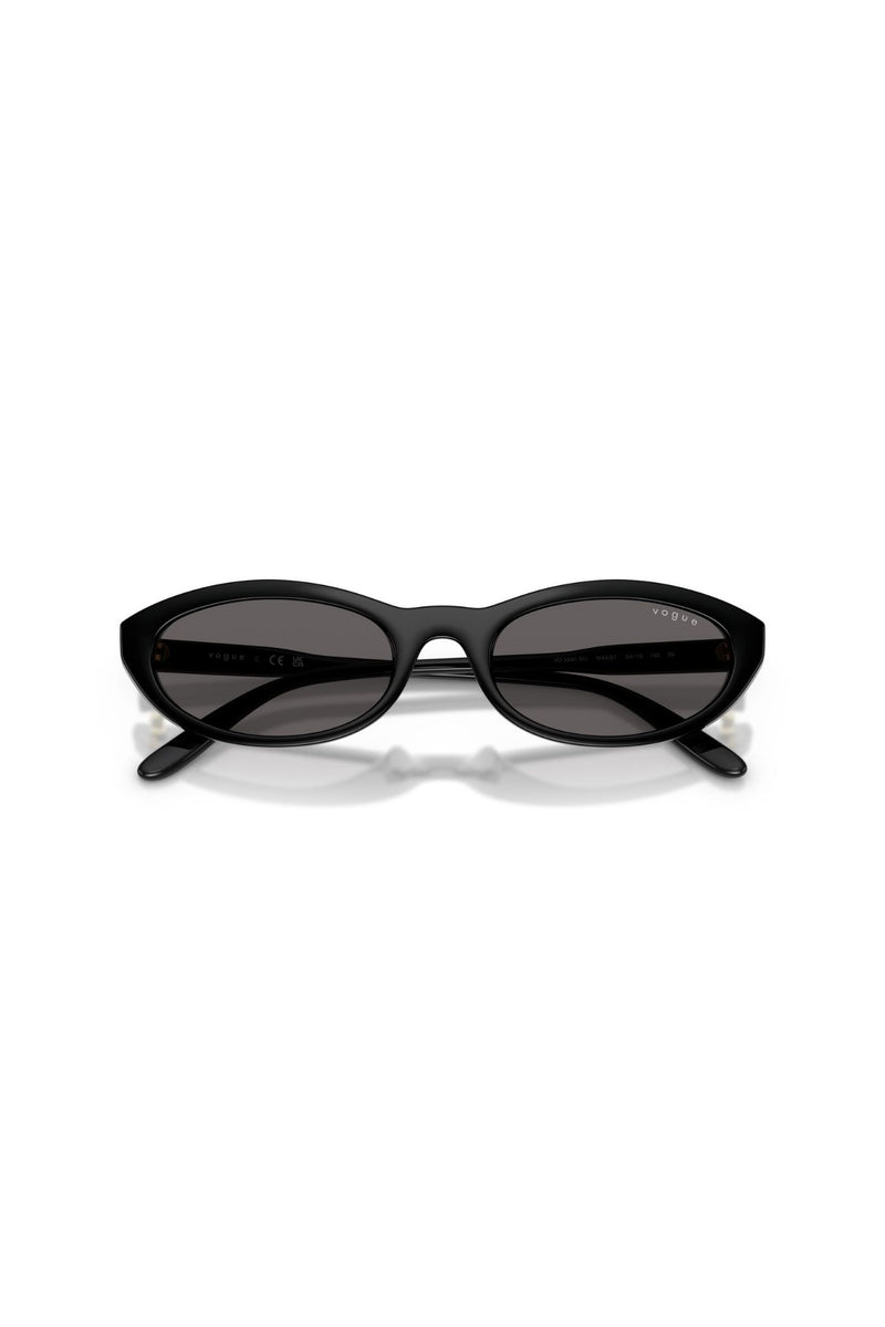Oval Frame/ Grey Lens - Black