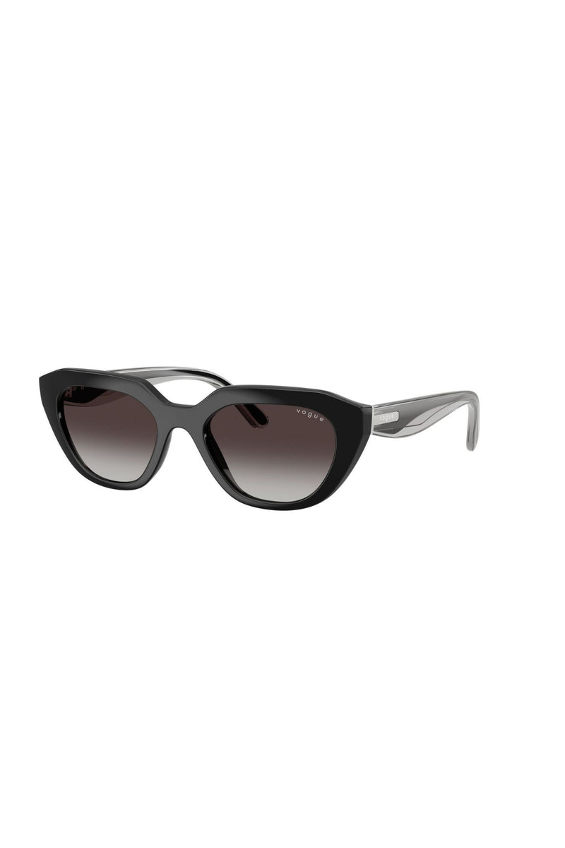 Irregular Frame/ Grey Lens - Black