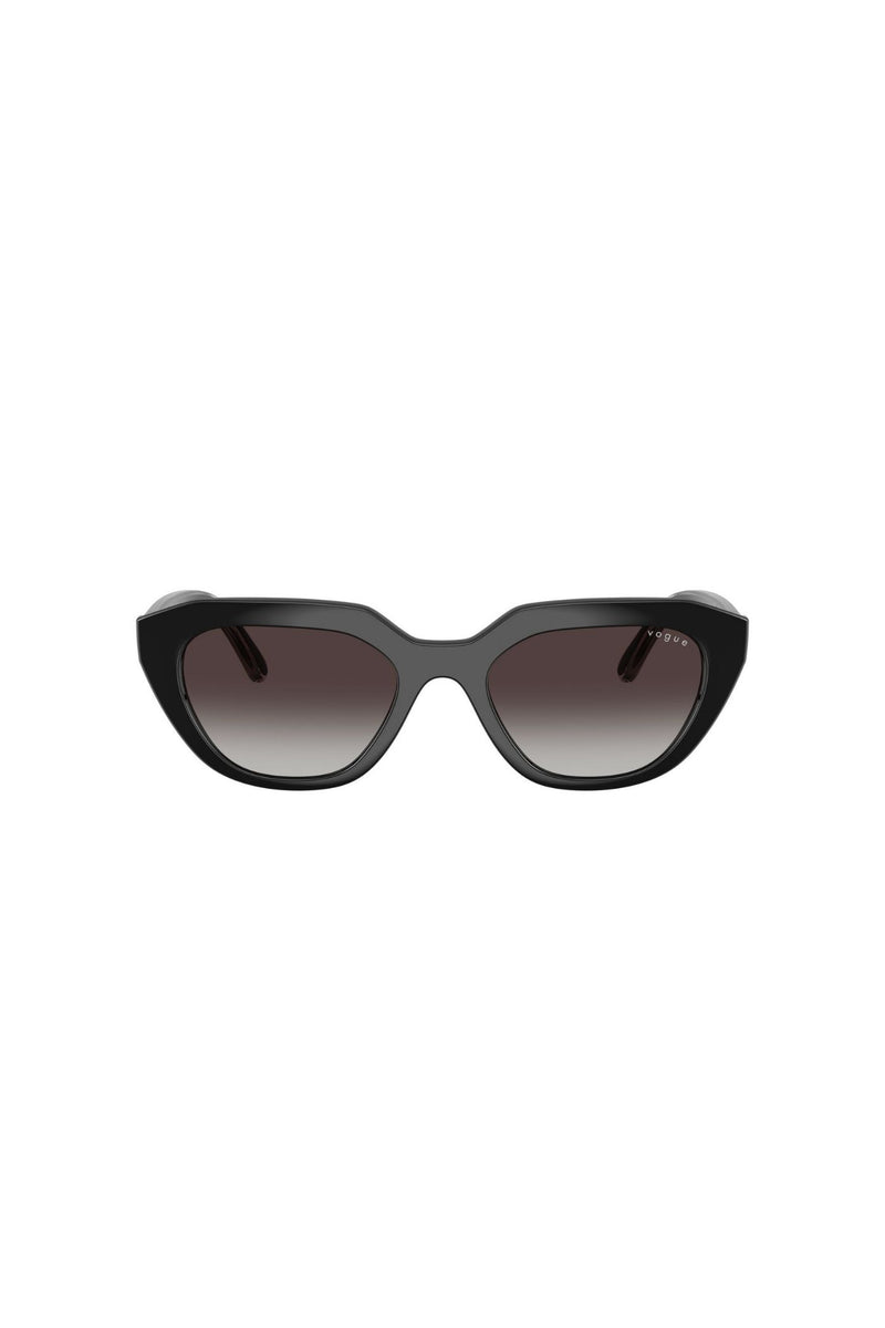 Irregular Frame/ Grey Lens - Black