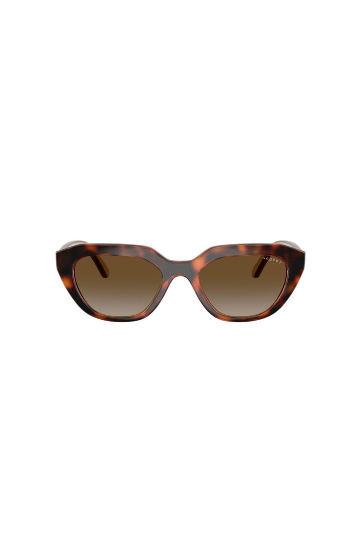 Irregular Frame/ Brown Lens - Brown