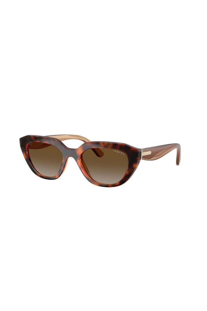 Irregular Frame/ Brown Lens - Brown