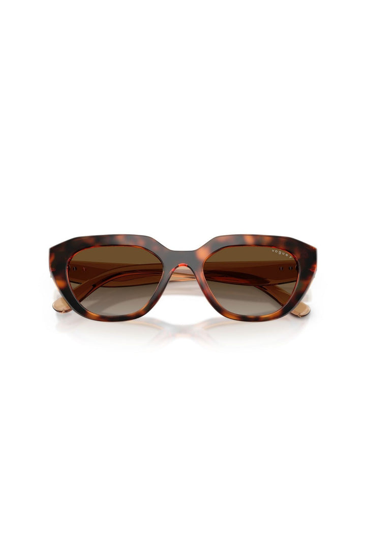 Irregular Frame/ Brown Lens - Brown