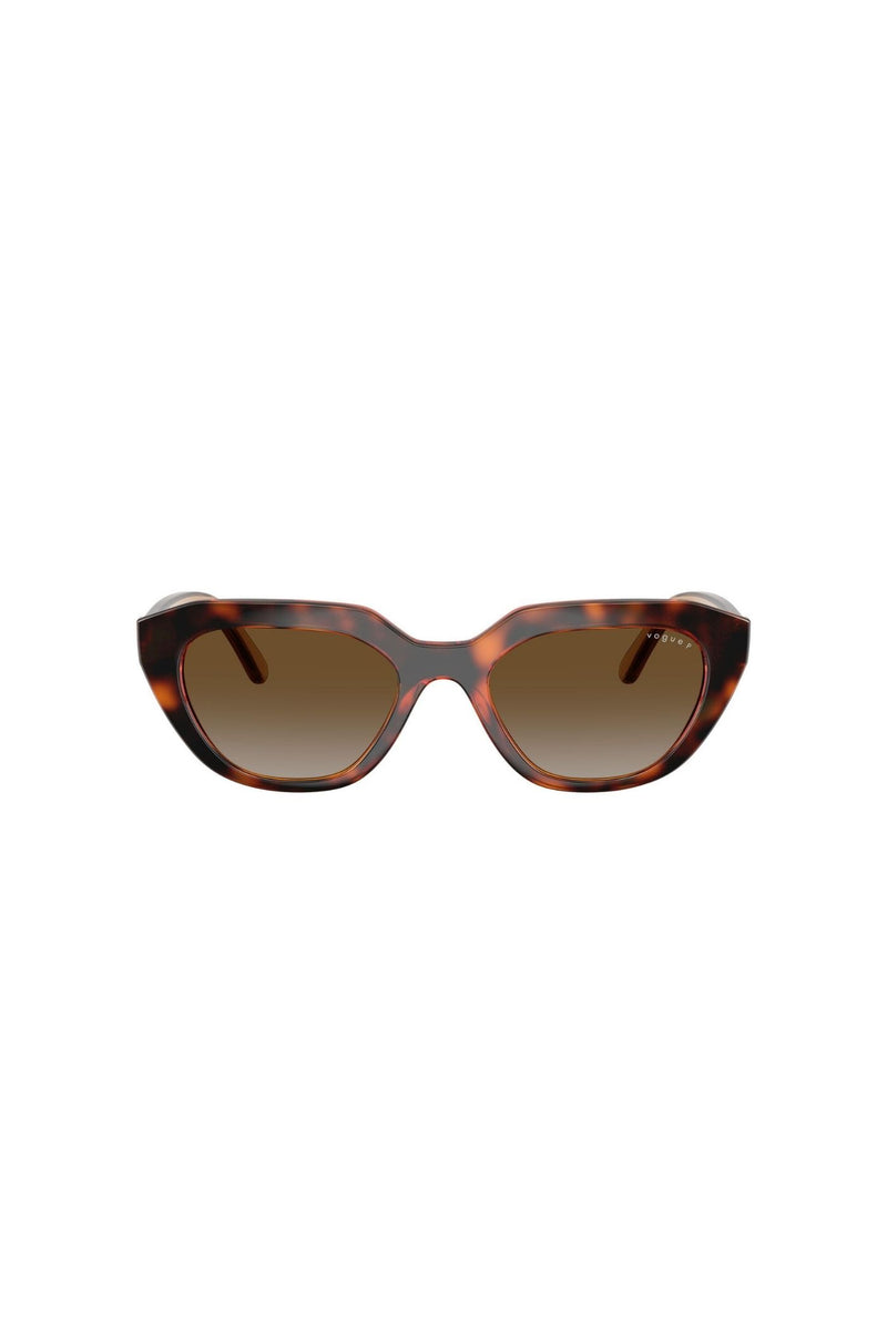 Irregular Frame/ Brown Lens - Brown