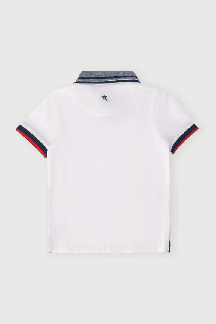 Pre-Boys Ledger Golfer - White