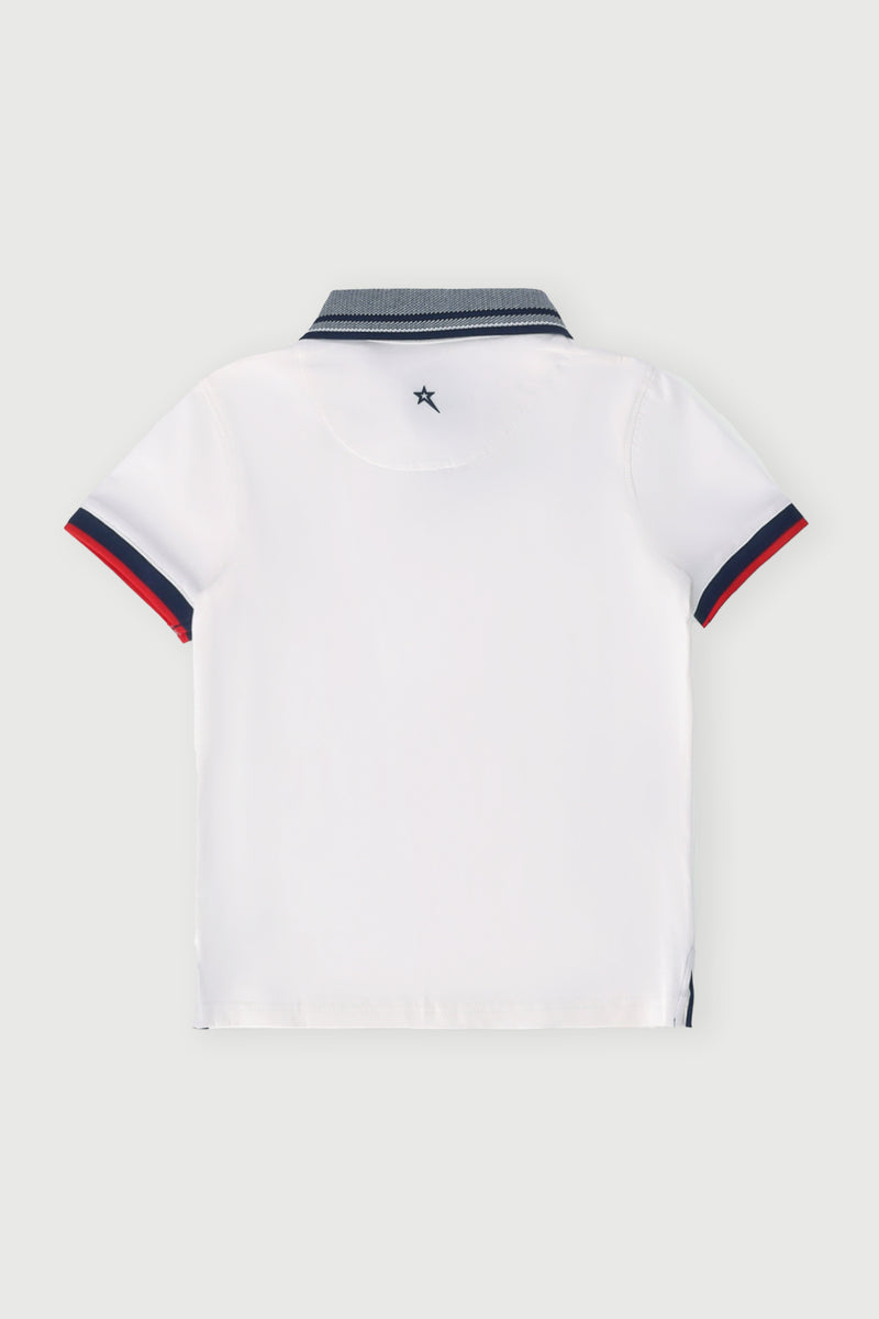 Pre-Boys Ledger Golfer - White