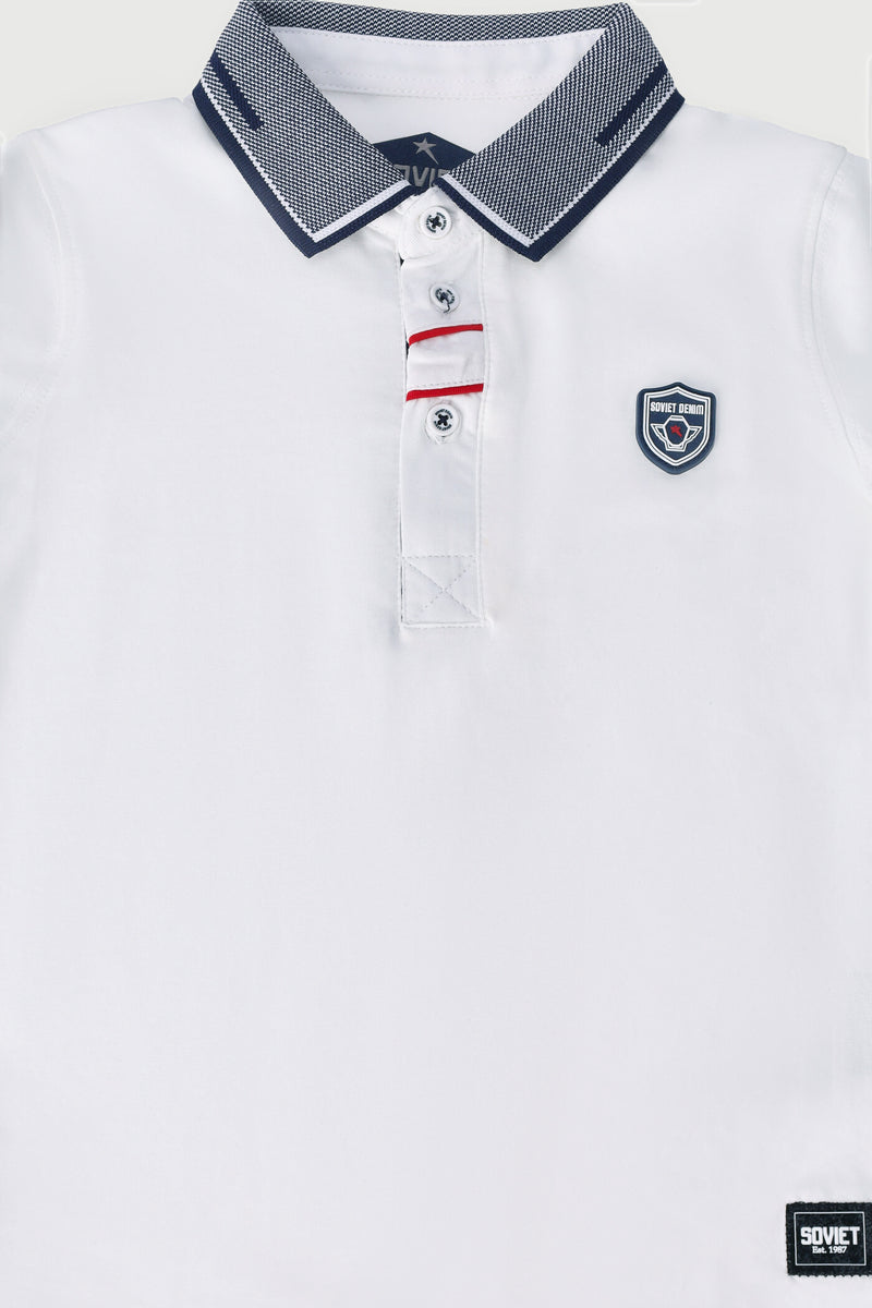 Pre-Boys Ledger Golfer - White