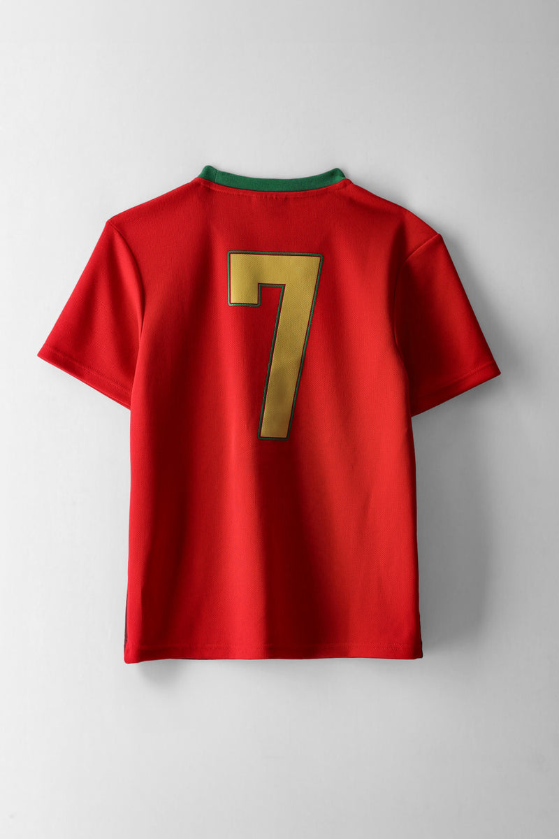 Boys Portugal Sports Tee - Red