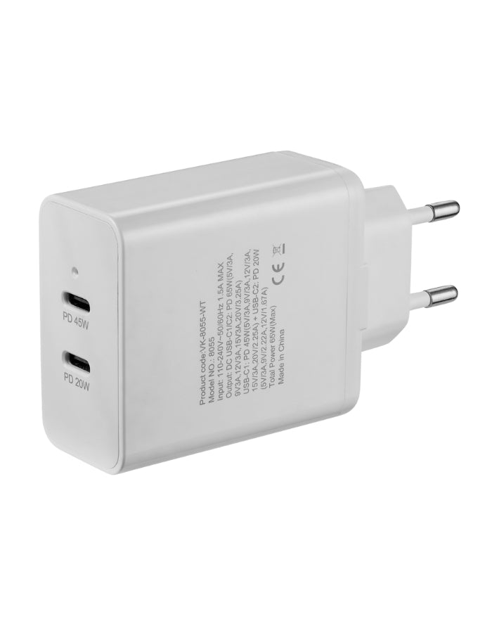 Potent Duo Series 65W GaN Dual Compact Charger