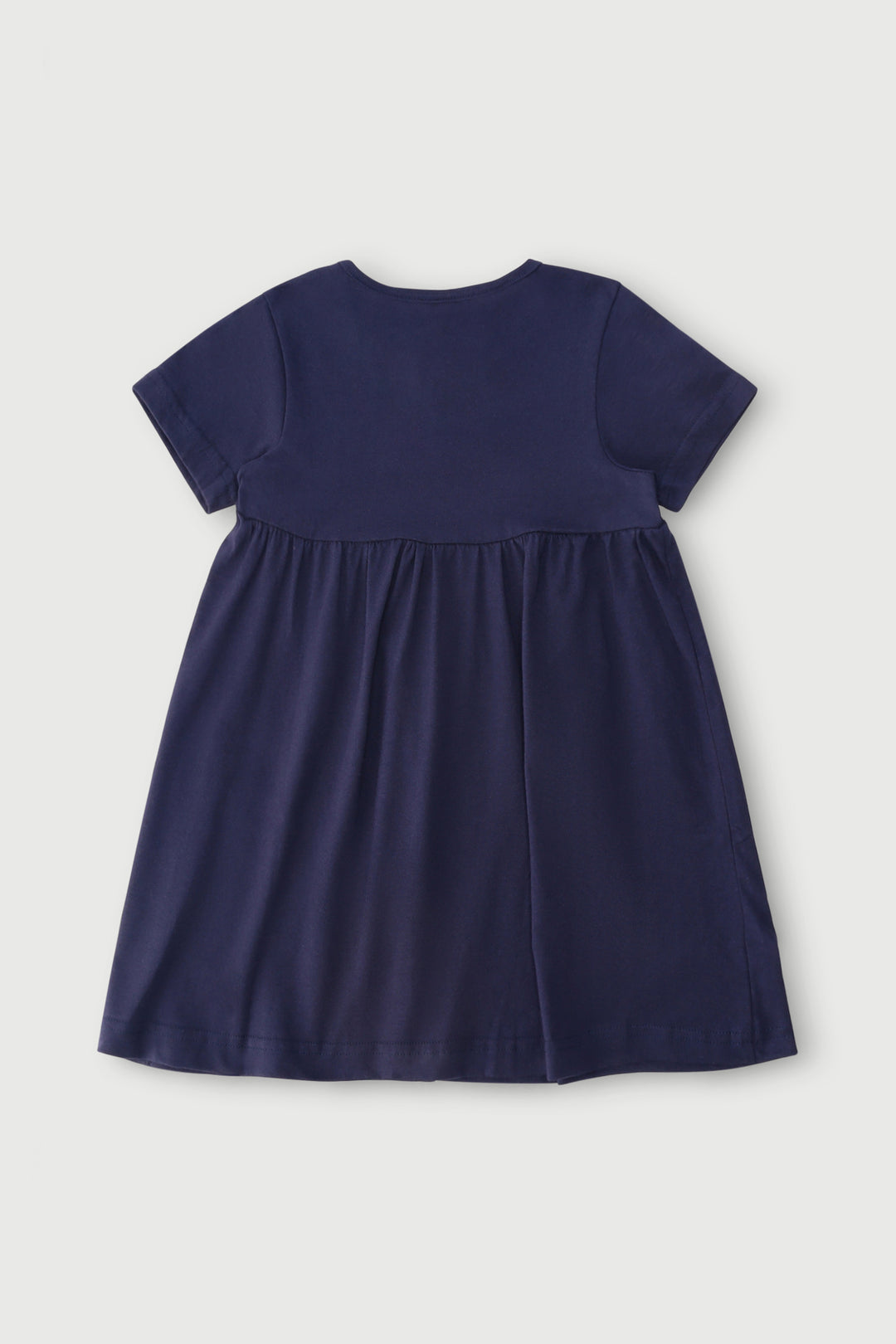 Pre-Girls Printed Dress - Navy