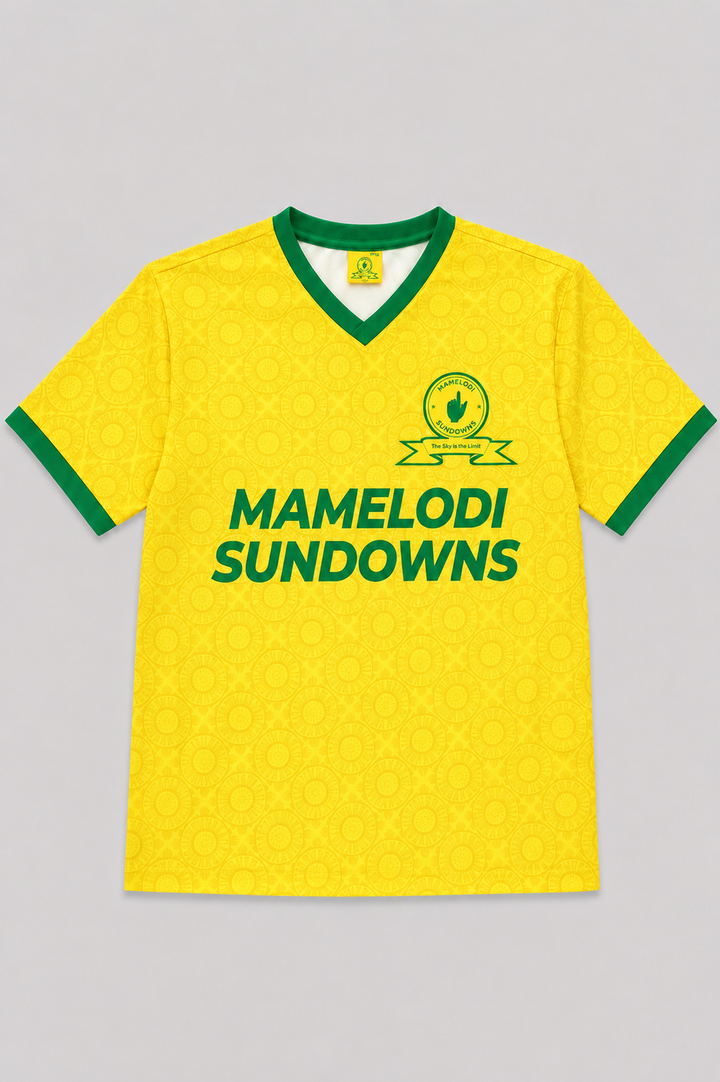 Mamelodi Sundowns Sports Mesh T-Shirt - Yellow/Green