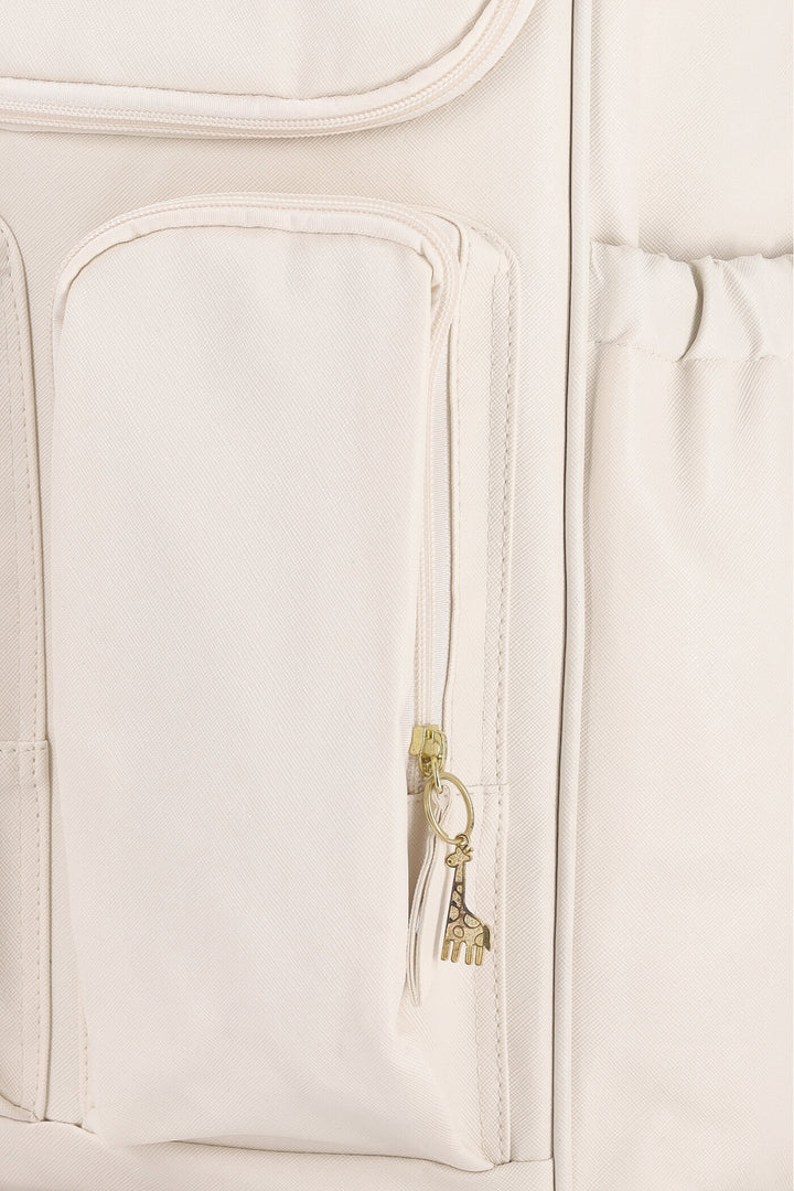 Giraffe Nappy Bag - Cream