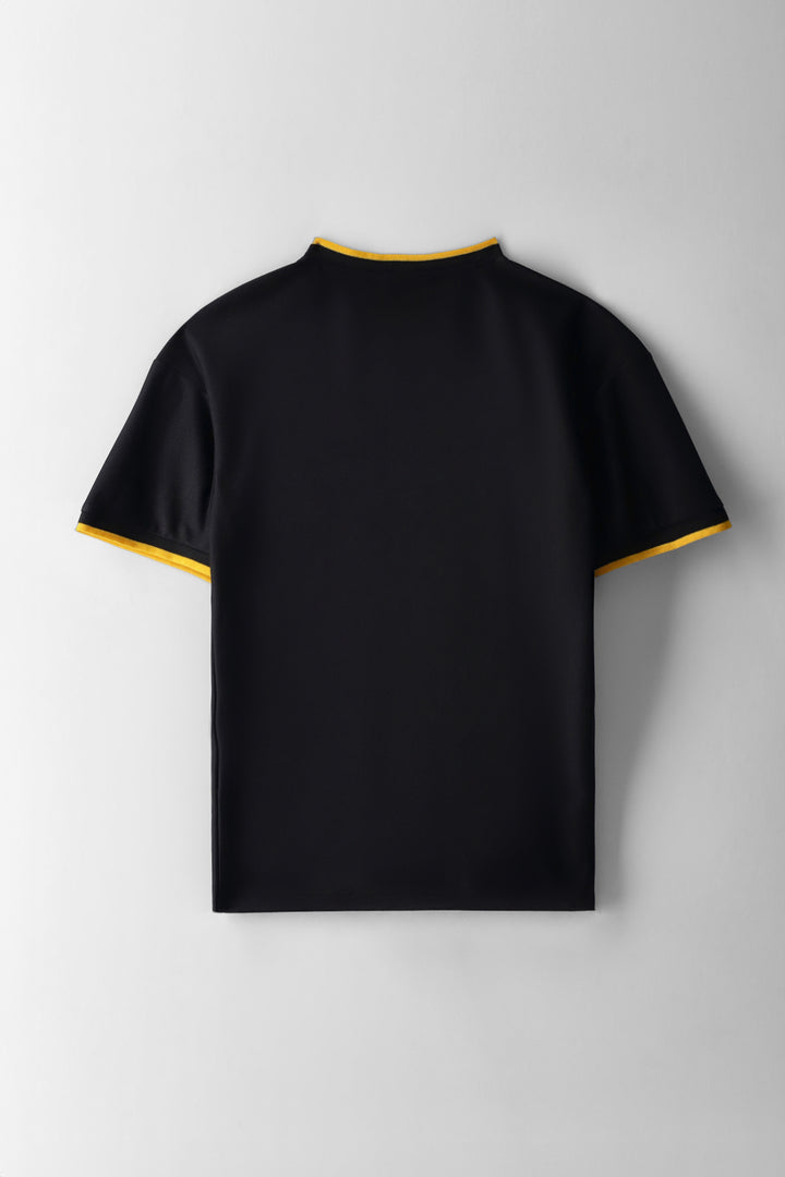 Boys Kaizer Chiefs Sports Mesh T-Shirt - Black