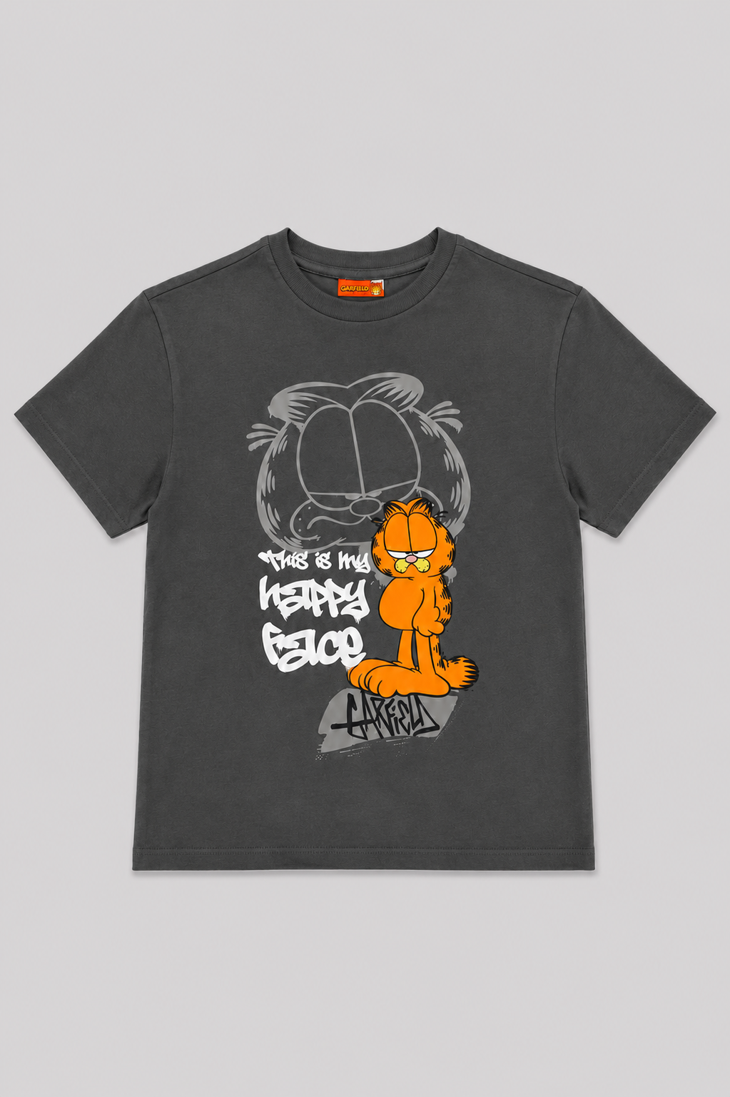 Oversized Garfield T-Shirt - Charcoal