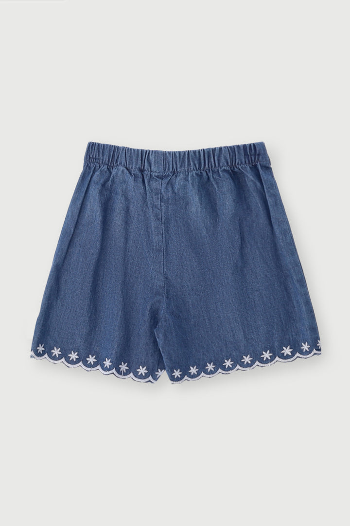 Keedo Baby Girls Fashion Shorts - Denim