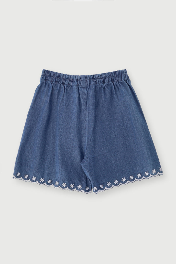 Keedo Girls Fashion Shorts - Denim