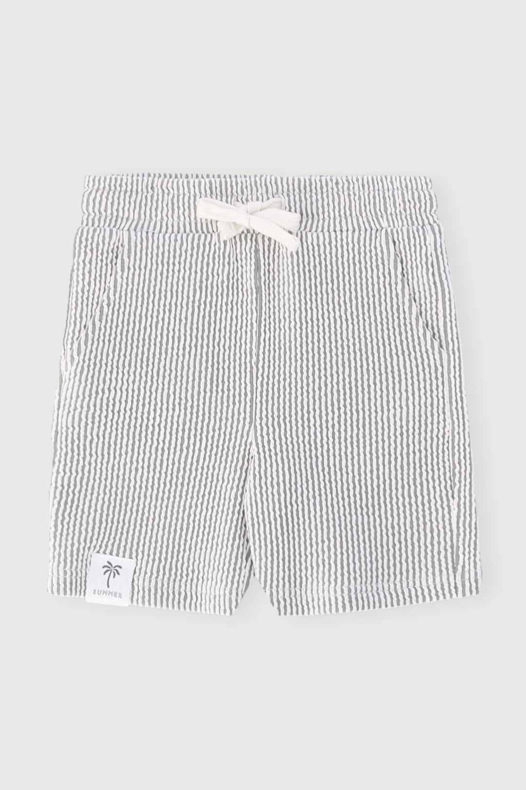 Pre-Boys Seersucker Shorts - Green