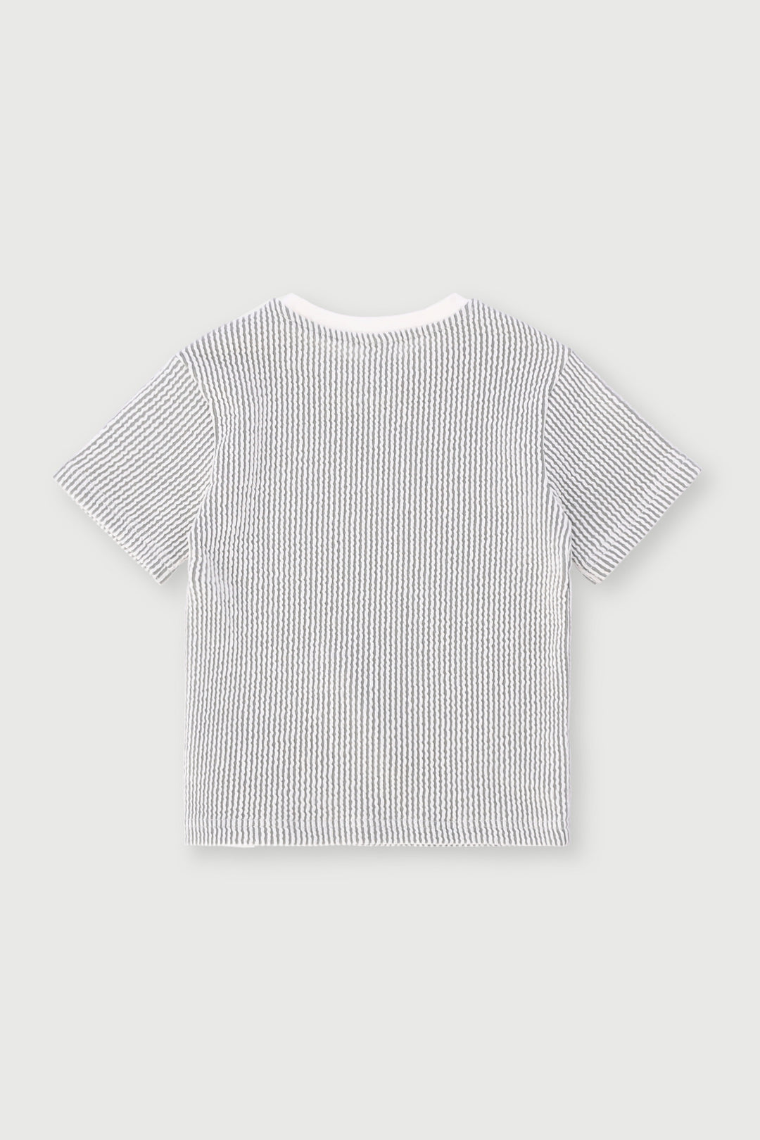Pre-Boys Seersucker Tee - Green
