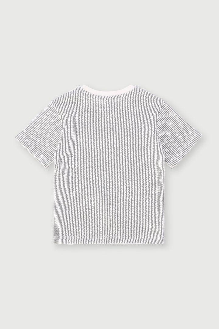 Pre-Boys Seersucker Tee - Green