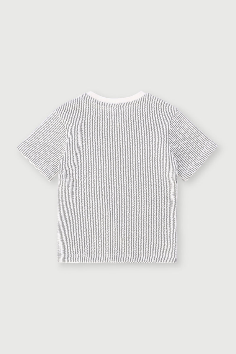 Pre-Boys Seersucker Tee - Green