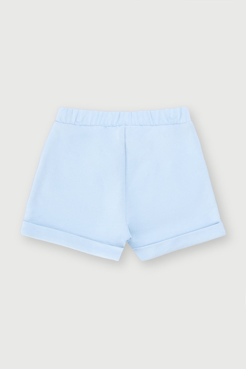 Pre-Girls Bluey Fleece Shorts - Blue