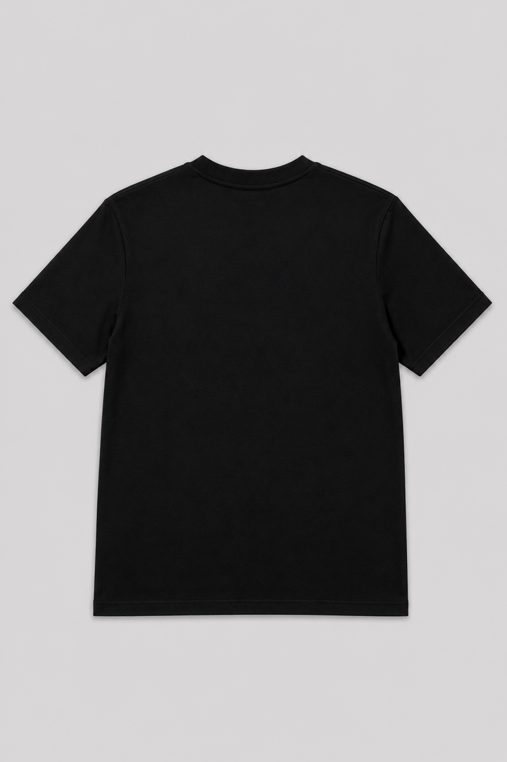 Boys Basketball Print T-Shirt - Black