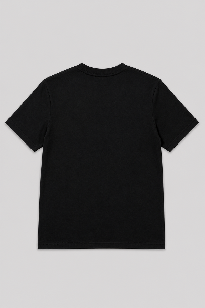 Boys Basketball Print T-Shirt - Black