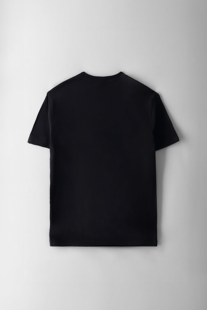 Boys Basketball Print T-Shirt - Black