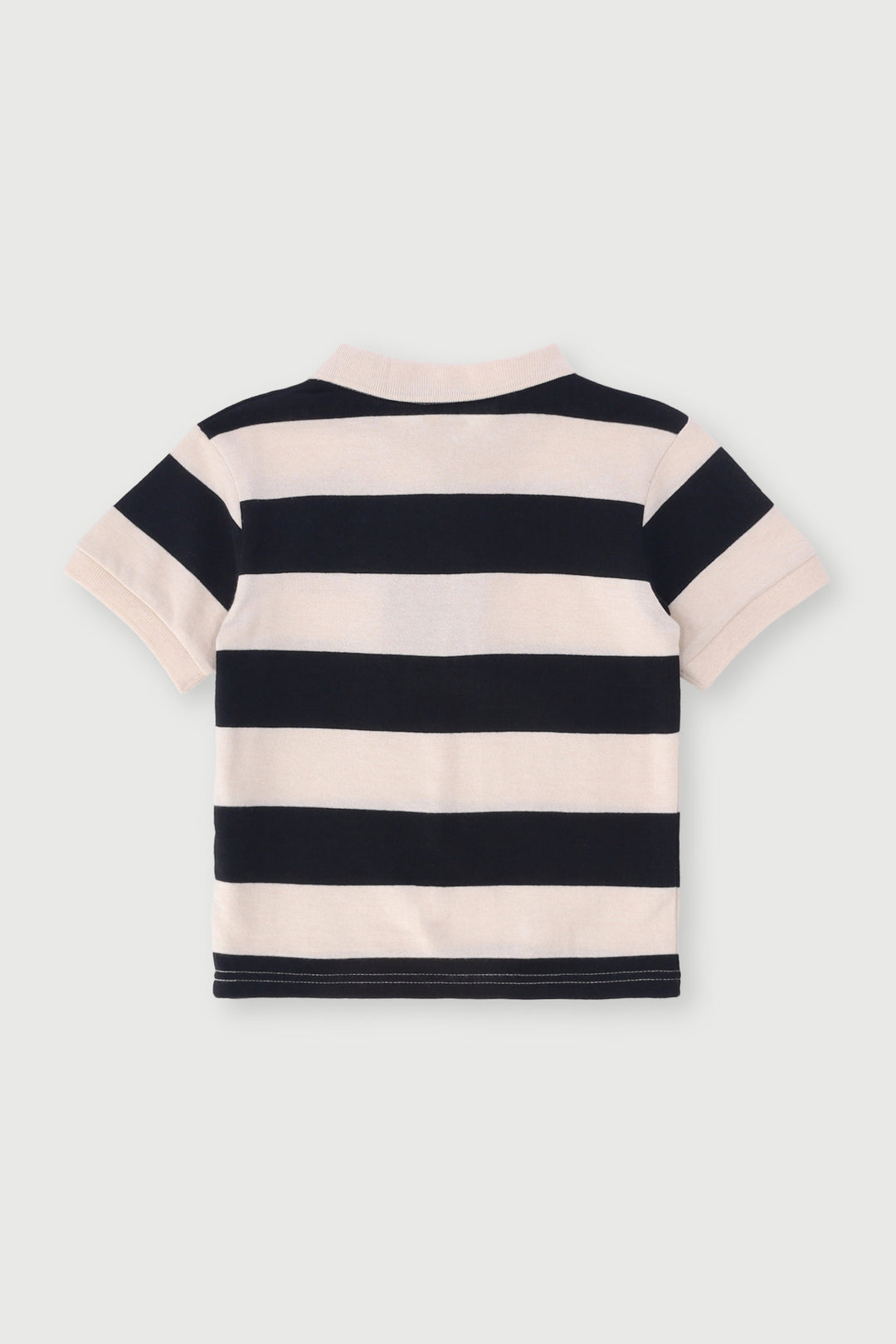 Pre-Boys  La Rugby Stripe Golfer - Black