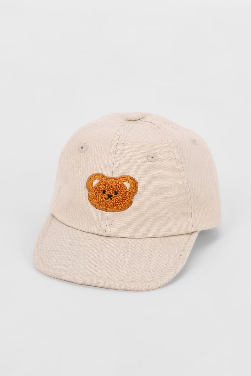 Baby Boys Single Teddy Cap - Brown