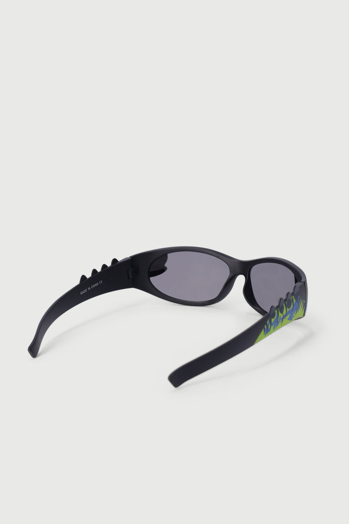 Pre-Boys Dino Novelty Sunnies - Black